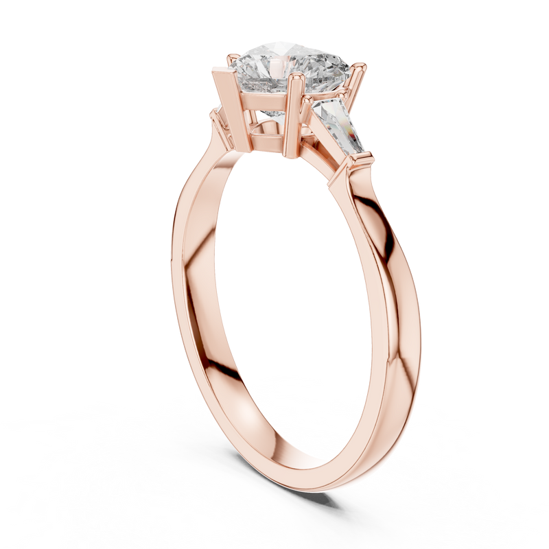 Ladies Ring 00001L (34) - Rose Gold - Image