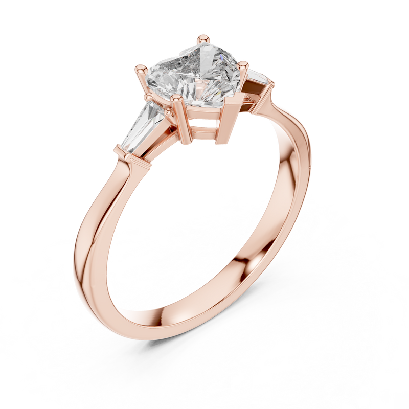 Ladies Ring 00001L (34) - Rose Gold - Image