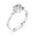 Ladies Ring 00001L (34) - White Gold - Image