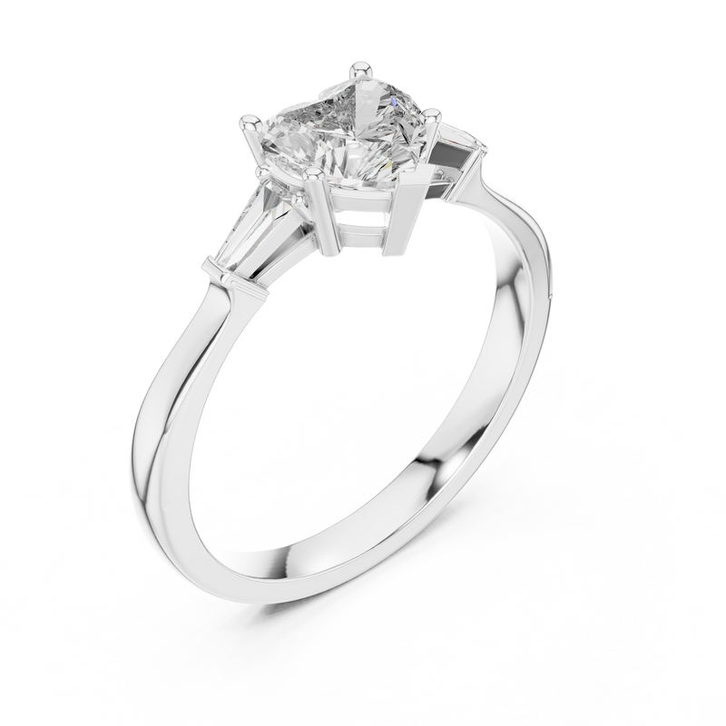 Ladies Ring 00001L (34) - White Gold - Image