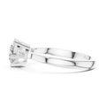 Ladies Ring 00001L (34) - White Gold - Image