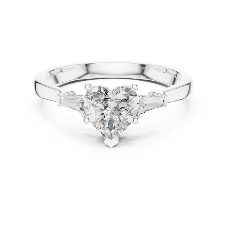 Ladies Ring 00001L (34) - White Gold - Image