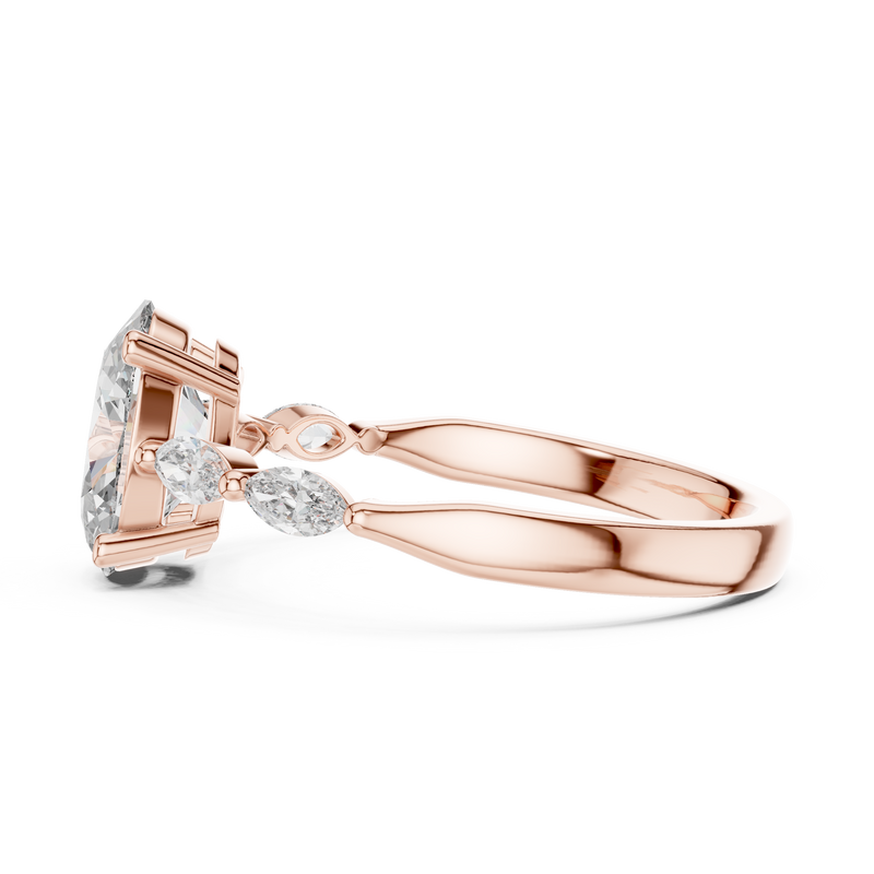 Ladies Ring 00001L (35) - Rose Gold - Image