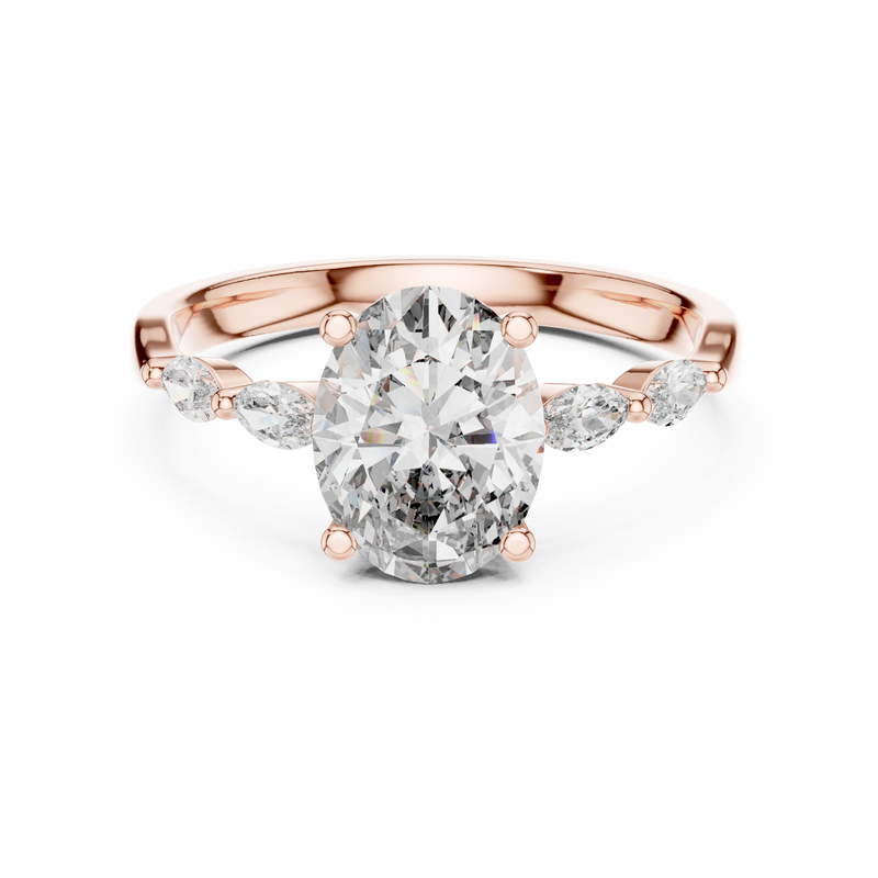 Ladies Ring 00001L (35) - Rose Gold - Image