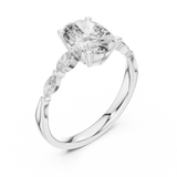 Ladies Ring 00001L (35) - White Gold - Image