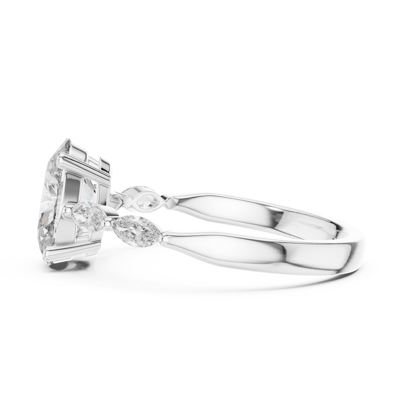 Ladies Ring 00001L (35) - White Gold - Image