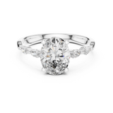 Ladies Ring 00001L (35) - White Gold - Image
