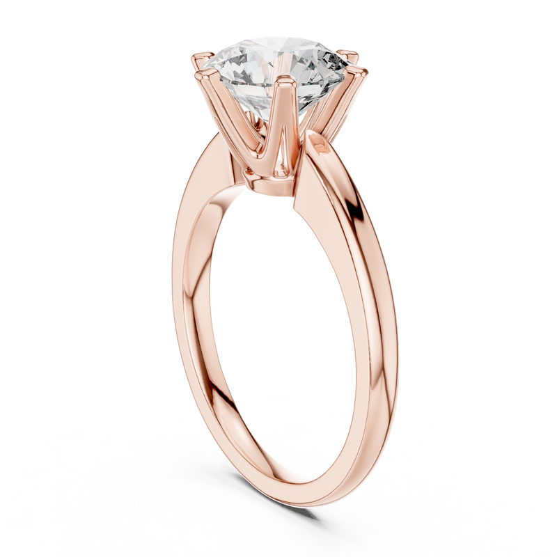 Ladies Ring 00001L (36)@7 - Rose Gold - Image