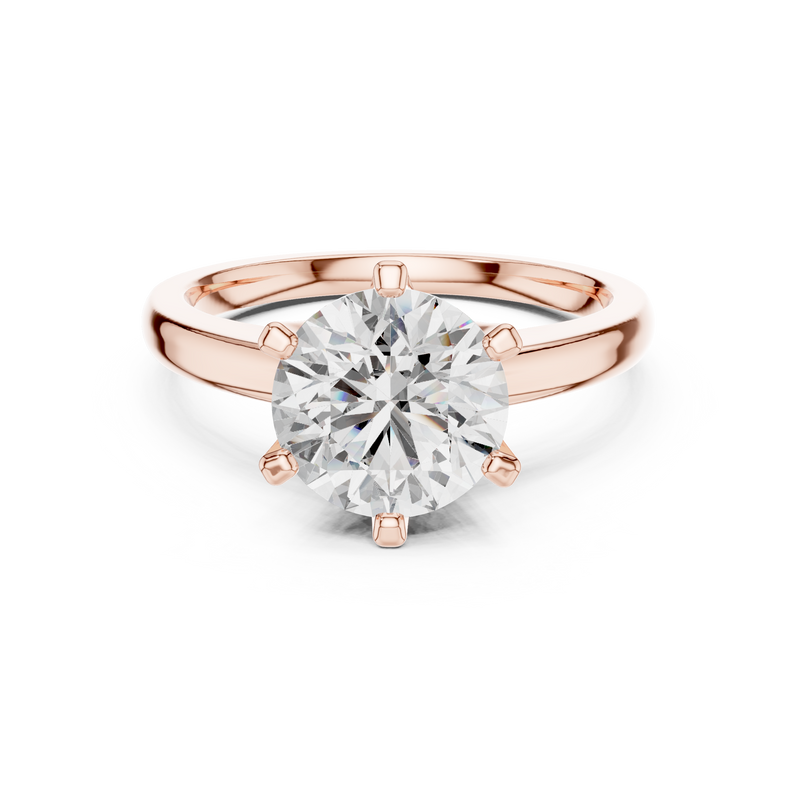 Ladies Ring 00001L (36)@7 - Rose Gold - Image