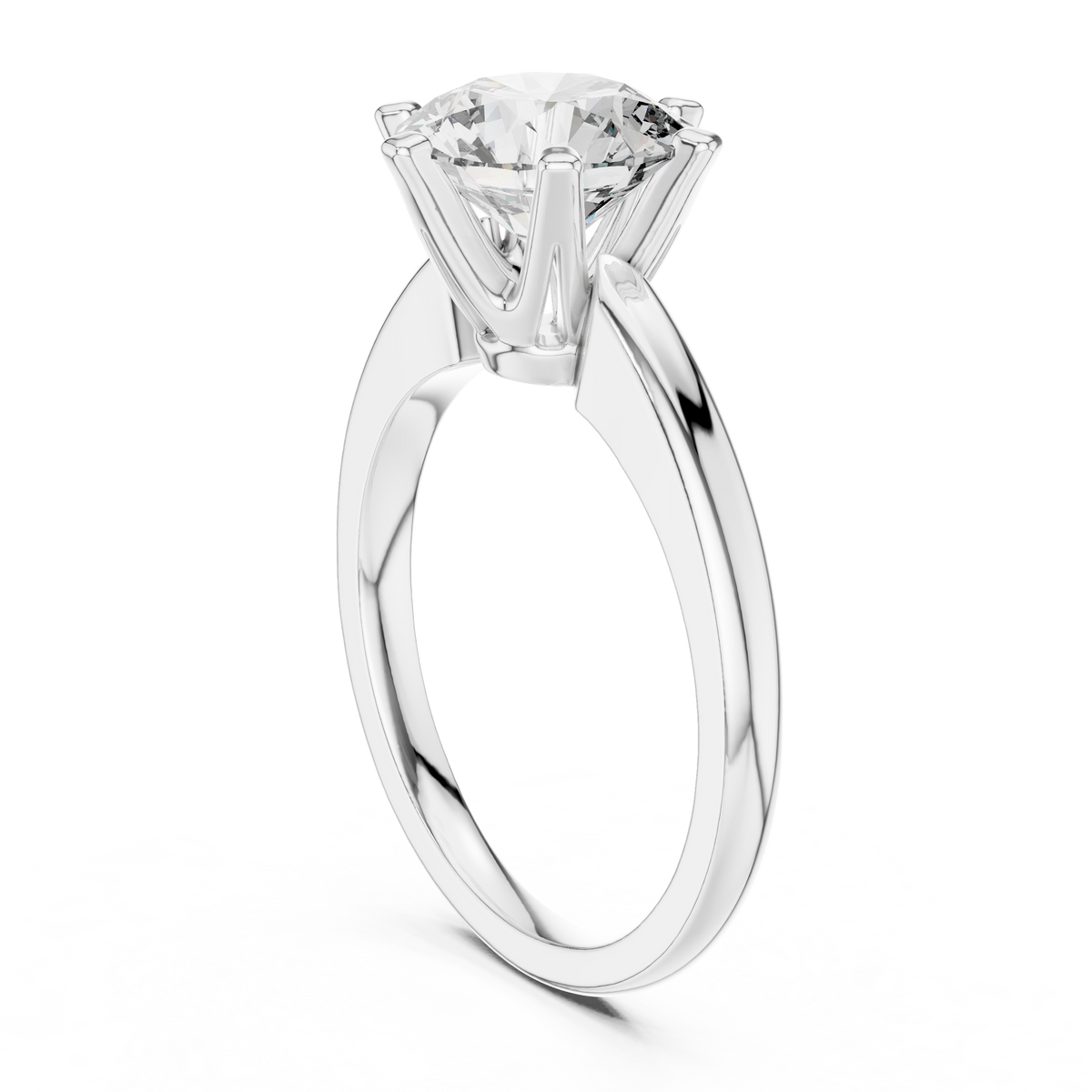 Ladies Ring 00001L (36)@7 - White Gold - Image