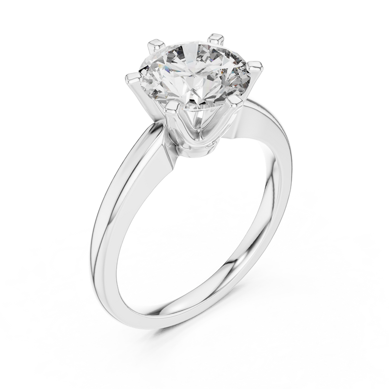 Ladies Ring 00001L (36)@7 - White Gold - Image
