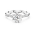 Ladies Ring 00001L (37) - White Gold - Image