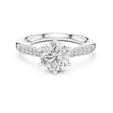 Ladies Ring 00001L (37) - White Gold - Image