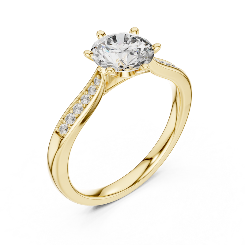 Ladies Ring 00001L (37) - Yellow Gold - Image