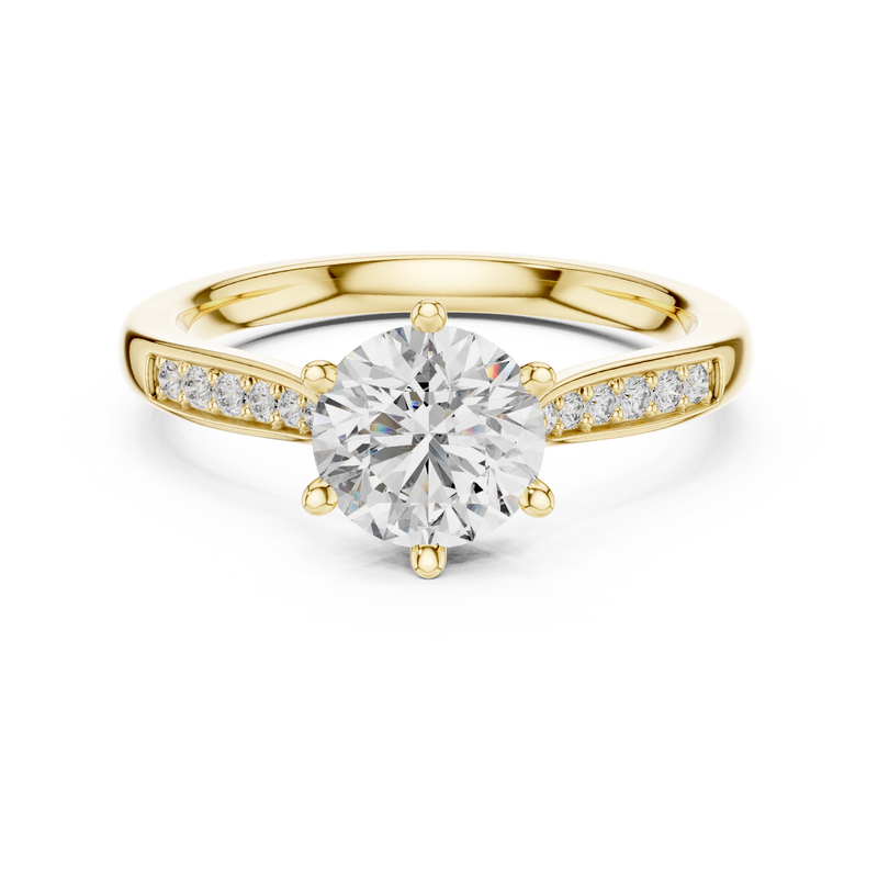 Ladies Ring 00001L (37) - Yellow Gold - Image
