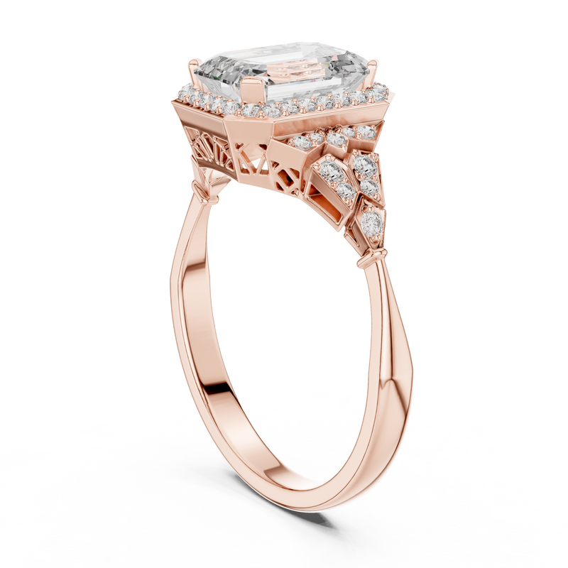 Ladies Ring 00001L (38) - Rose Gold - Image