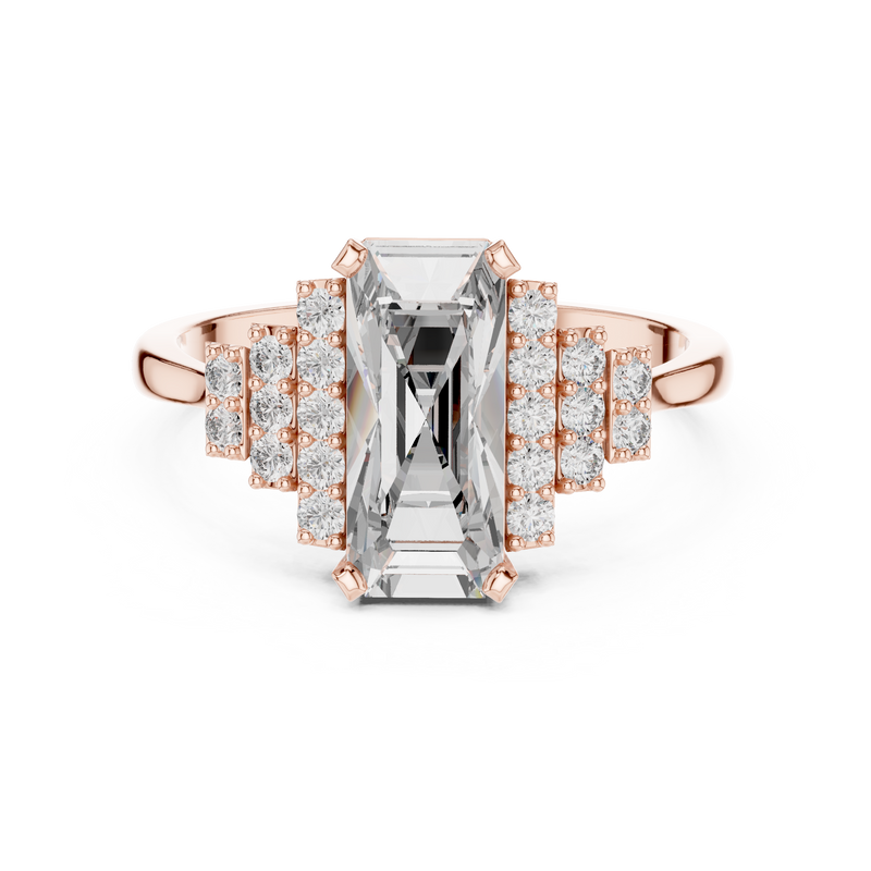 Ladies Ring 00001L (39) - Rose Gold - Image