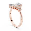 Ladies Ring 00001L (40) - Rose Gold - Image