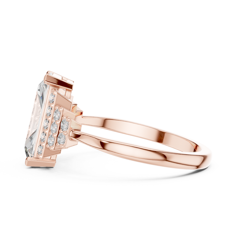 Ladies Ring 00001L (40) - Rose Gold - Image