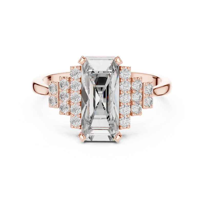 Ladies Ring 00001L (40) - Rose Gold - Image