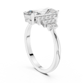 Ladies Ring 00001L (40) - White Gold - Image