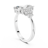 Ladies Ring 00001L (40) - White Gold - Image