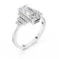 Ladies Ring 00001L (40) - White Gold - Image