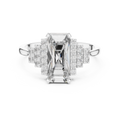 Ladies Ring 00001L (40) - White Gold - Image
