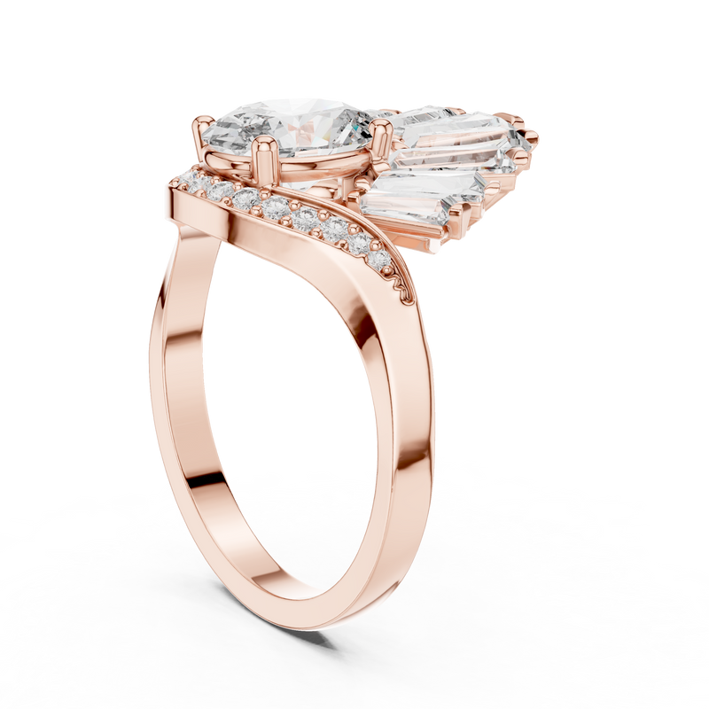 Ladies Ring 00001L (41) - Rose Gold - Image