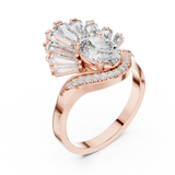Ladies Ring 00001L (41) - Rose Gold - Image