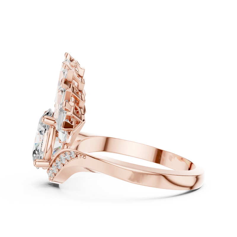 Ladies Ring 00001L (41) - Rose Gold - Image
