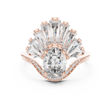 Ladies Ring 00001L (41) - Rose Gold - Image