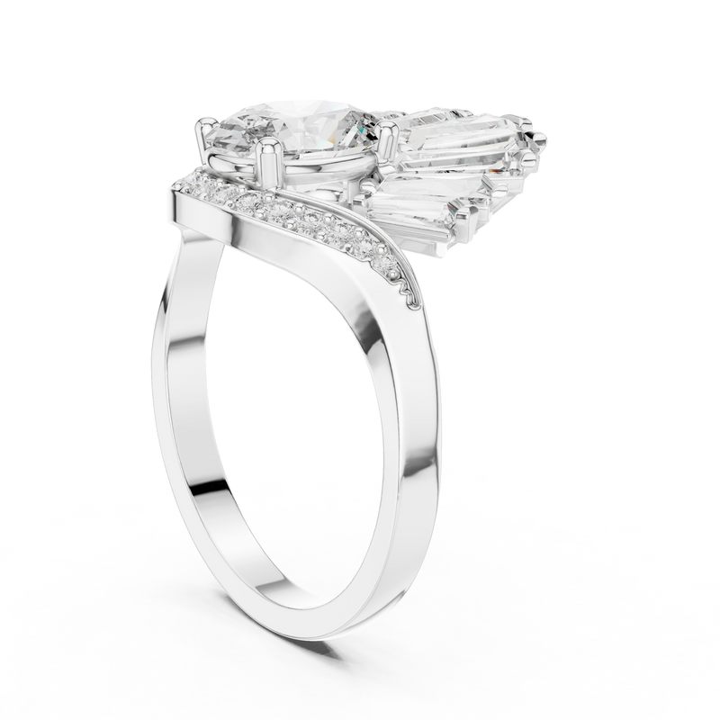 Ladies Ring 00001L (41) - White Gold - Image