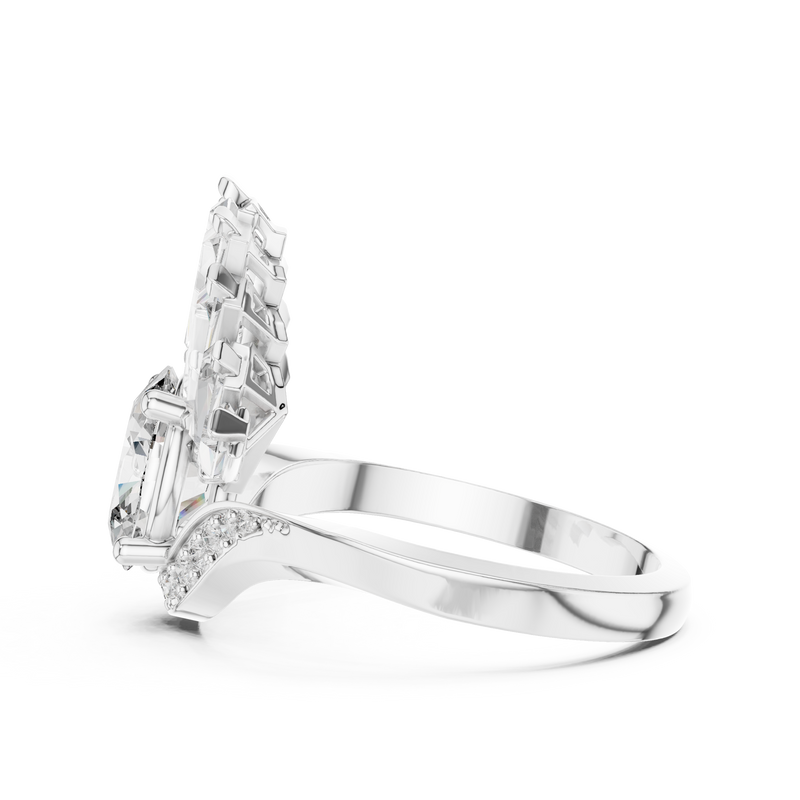 Ladies Ring 00001L (41) - White Gold - Image