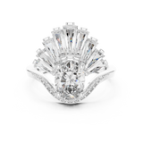 Ladies Ring 00001L (41) - White Gold - Image