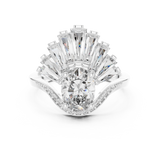 Ladies Ring 00001L (41) - White Gold - Image