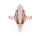 Ladies Ring 00001L (42) - Rose Gold - Image