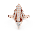 Ladies Ring 00001L (42) - Rose Gold - Image