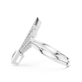 Ladies Ring 00001L (42) - White Gold - Image