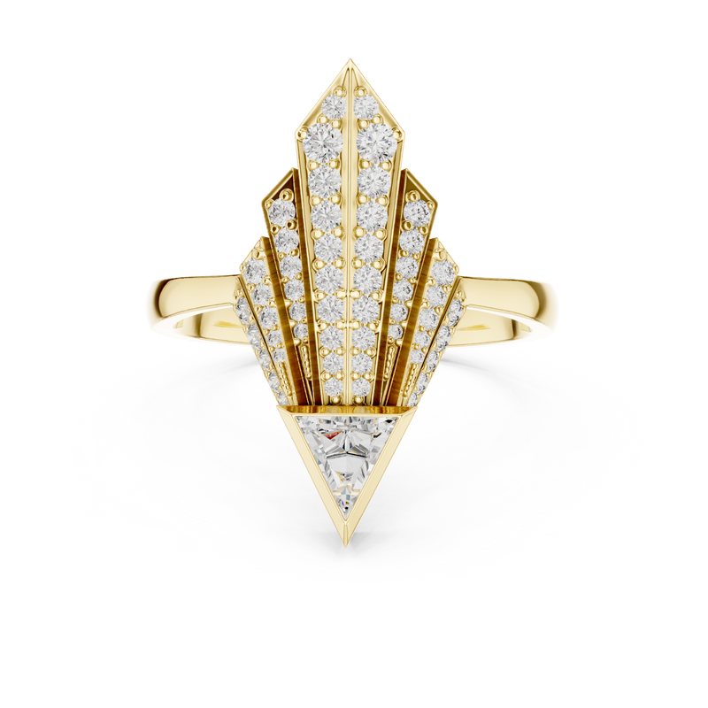 Ladies Ring 00001L (42) - Yellow Gold - Image
