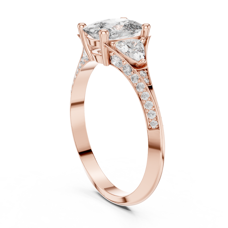 Ladies Ring 00001L (44) - Rose Gold - Image