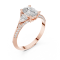 Ladies Ring 00001L (44) - Rose Gold - Image