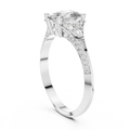 Ladies Ring 00001L (44) - White Gold - Image