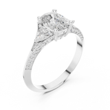 Ladies Ring 00001L (44) - White Gold - Image