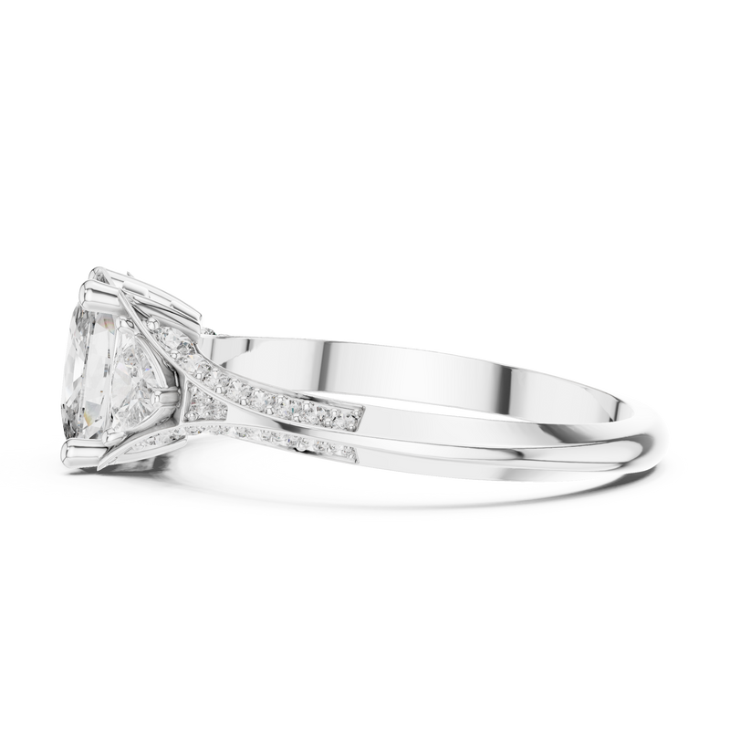Ladies Ring 00001L (44) - White Gold - Image