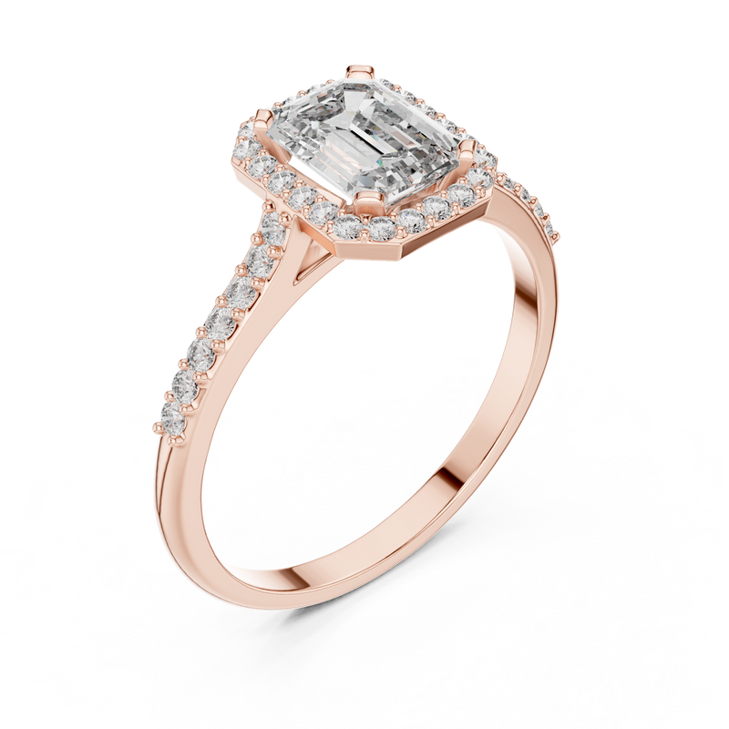 Ladies Ring 00001L (45) - Rose Gold - Image