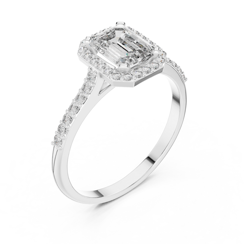 Ladies Ring 00001L (45) - White Gold - Image