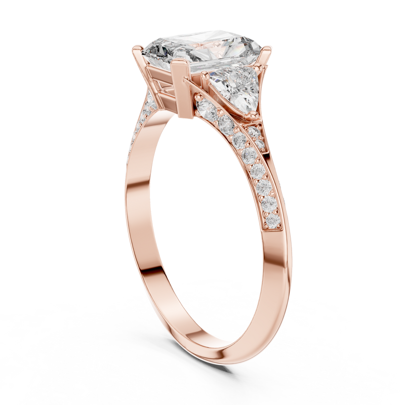 Ladies Ring 00001L (46) - Rose Gold - Image