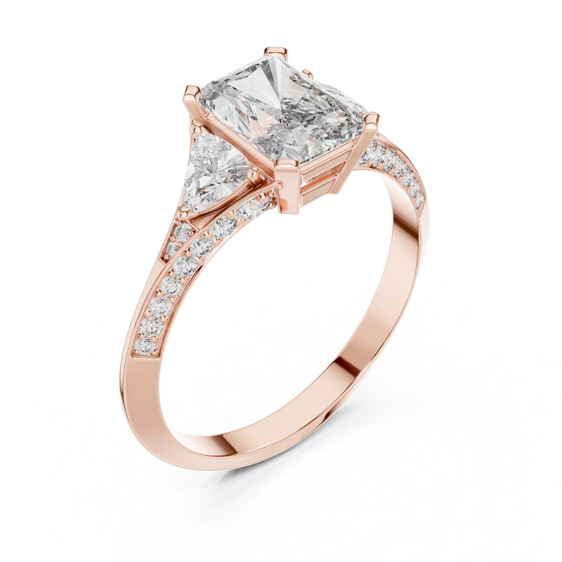 Ladies Ring 00001L (46) - Rose Gold - Image