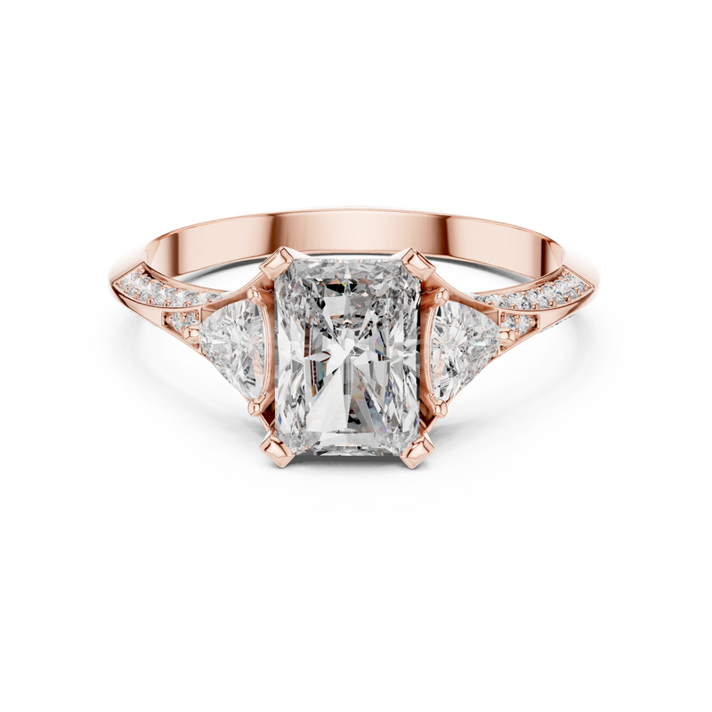Ladies Ring 00001L (46) - Rose Gold - Image